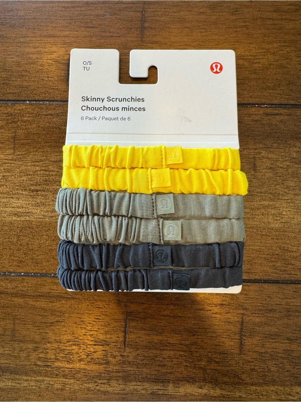 Lululemon Skinny Scrunchies 6 Pack Hair Ties NWT